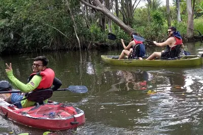 Kayak sur la rivière Preguiças et culture du manioc à Casa da Farinha