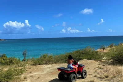 Feel the island’s pulse on an atv tour of dutch & french st. maarten, with local guide, coastal stops, and off-road adventure. includes helmet and fuel.