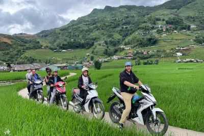 Feel mountain air on a sapa motorbike tour—ride o quy ho pass, visit silver & love waterfalls, explore muong hoa valley villages. includes guide, lunch, entry.