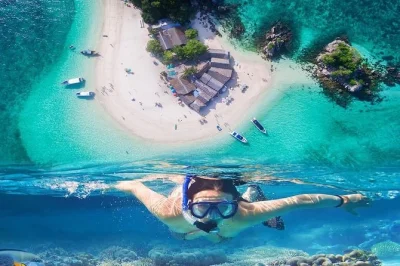 Schnorcheln an den inseln khai nok & khai nui nahe phuket. genieße klares wasser, korallenriffe, mittagessen und transfers. buche dein inselabenteuer im andamanensee noch heute.