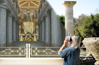 Erlebe olympia mit vr-brille und audioguide: tempel, antike spiele und rituale lebendig vor deinen augen. inklusive technik-support und bequemer abholung.