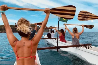 Feel the ocean breeze on a hawaiian canoe tour in fernando de noronha, paddle with locals, swim off hidden beaches, and maybe spot dolphins. includes gear & expert club guides.