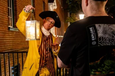 Step into old town alexandria at night, hear true ghost stories, wander graveyards, and finish your evening with a guide in colonial dress. includes all fees.
