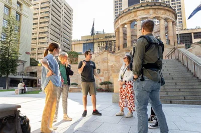 Feel brisbane’s history come alive on a small-group city walking tour with street art, local stories, and a riverside drink included. book with local guides.