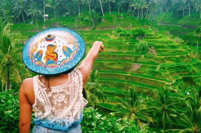 Descubre ubud en un tour privado: recorre terrazas de arroz, conoce monos, visita mas village, disfruta de almuerzo y traslado incluido.