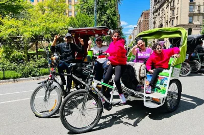 Feel the buzz of central park on a private pedicab tour, see iconic movie locations, and pause for photos at famous landmarks. includes pickup and local guide.