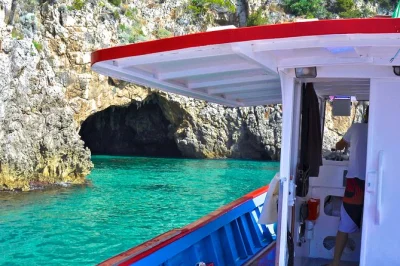 Feel the history of sperlonga’s coast on a mini cruise to the blue grotto, with swim stops, ancient caves, and stories from your skipper. includes snorkeling gear.
