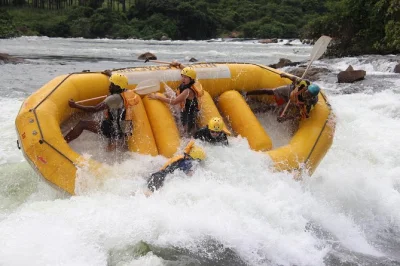 Feel the rush of whitewater rafting on the nile near jinja, with transport from kampala, riverside camp stay, meals, and a local crew. includes pickup & free photos.