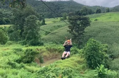 Zipline a Pai: Percorso canopy da 16 o 22 piattaforme