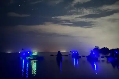 Biolumineszenz-Kajakfahren in der Indian River Lagoon: Nachtpaddeln