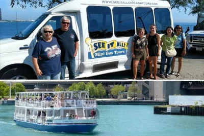 Feel chicago’s skyline up close with a city tour, stops at millennium park and grant park, and the option to add the famous architecture river cruise. includes minibus transport and local guide.