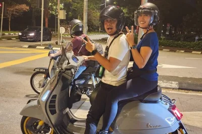 Feel the buzz of kuala lumpur after dark on a vespa food tour—taste street food in little india, explore night markets, and ride with a local driver. includes dinner & hotel drop-off.