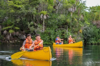 Erlebe tulum: schwimme in privaten cenoten, gleite mit der zipline über den dschungel, paddel durch ruhige gewässer und genieße ein hausgemachtes maya-mittagessen – inklusive hoteltransfer und ei