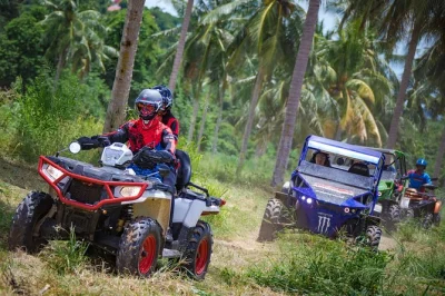 Descubre el campo de pattaya en un recorrido de 28 km en atv o buggy, con guía local, recogida en hotel y una comida tranquila. no necesitas experiencia, solo ganas de pasarlo bien.