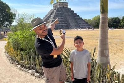 Parti presto dal tuo hotel, visita chichen itza prima dell’arrivo della folla, fai il bagno nel cenote oxman e gusta un pranzo tipico a valladolid con guida e trasporto privati inclusi.