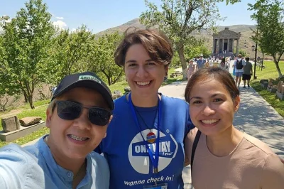 Feel the ancient spirit at garni temple, explore geghard monastery, witness symphony of stones & join a lavash baking class. includes transport & guide.