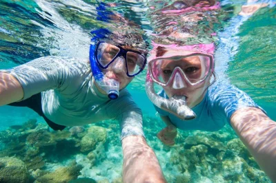 Feel the thrill of snorkeling at tres palmas in rincon, guided by local padi experts. shore entry, gear included, plus a hands-on marine life briefing for all ages.