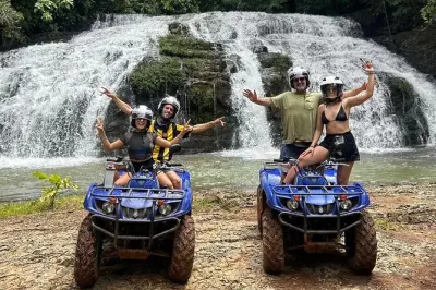 ATV cerca de Puntarenas: Cascadas privadas y natación