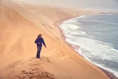 Feel the wild edge of namibia on a sandwich harbour 4x4 tour from walvis bay. see dunes meet the atlantic, spot desert wildlife, and enjoy lunch with sparkling wine.
