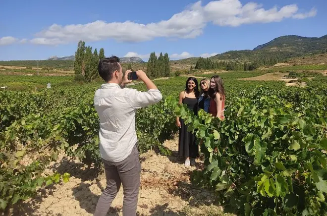 La Rioja depuis Saint-Sébastien : Dégustation, cave et déjeuner