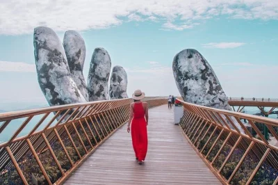 Start your day from da nang with a private car to ba na hills, ride the famous cable car, walk the golden bridge, and enjoy flexible pickup options.