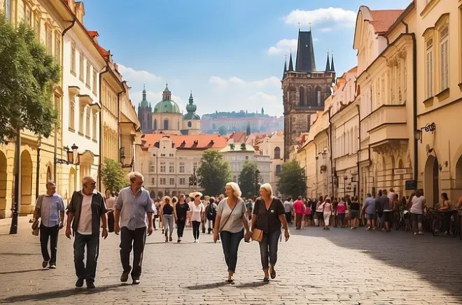 Salzburg to Prague Private Transfer by English-Speaking Driver