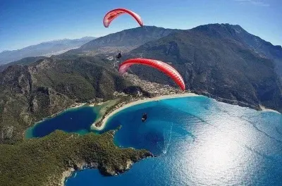 Parasailing Fethiye: Tandem flight from Babadag Mountain