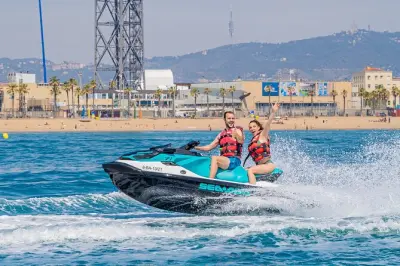 Jet-Ski fahren ohne Führerschein in Barcelona