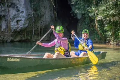 Ziplining in San Ignacio: Barton Creek Cave & Dschungel-Canopy