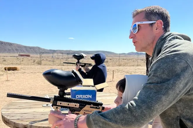 Paintball-Zielschießen in Joshua Tree: 100 Schuss