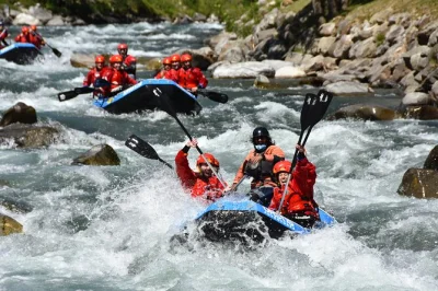 Val di sole, noce river rafting: erlebe wilde stromschnellen mit erfahrenen guides. inklusive kompletter ausrüstung, privatem transport & echtem bergabenteuer.