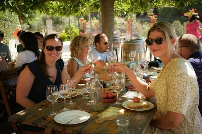 Sinta a brisa de barcelona a alella de e-bike, prove vinhos locais em vinícola e navegue pela costa com petiscos—com guia e transporte flexível.