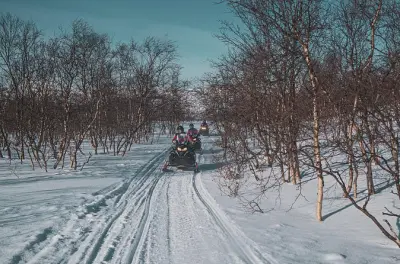 Finnmarksvidda Snowmobile Adventure from Alta