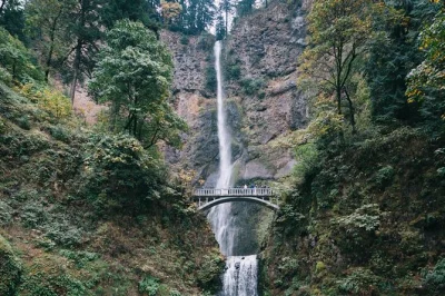 Siente la bruma de multnomah falls, descubre las cataratas del columbia river gorge y disfruta de miradores históricos en un tour de medio día desde portland con recogida en hotel.