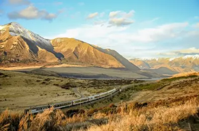 Trem TranzAlpine Arthur's Pass: Viagem cênica e retorno guiado