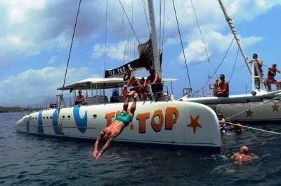 Vivi la brezza marina a sosua beach con un catamarano, fai snorkeling su due barriere coralline, gusta il pranzo e l’open bar con pick-up in hotel—un’esperienza autentica, non solo un’escursio