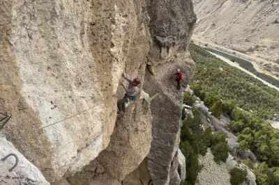 Wind River Via Ferrata: 2400 feet of climbing in Wyoming