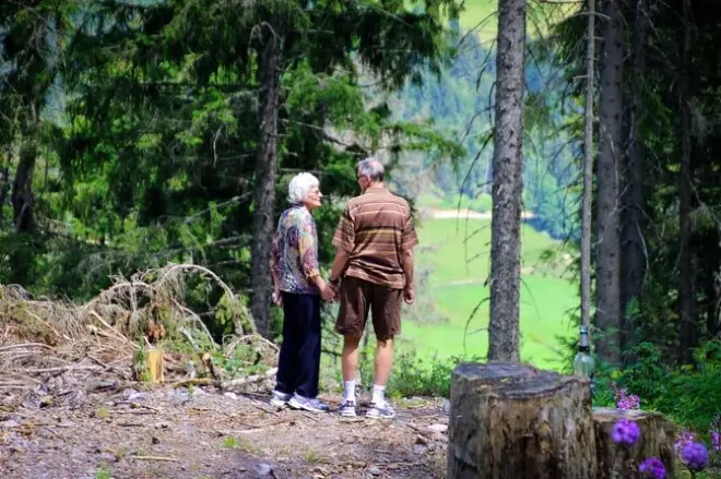 Big Bear Valley Familien-Naturwanderung: Kinderwagenfreundlicher Weg