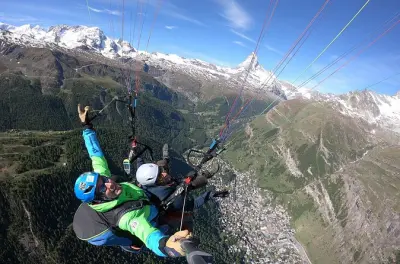 Parasailing in Zermatt: Tandem Flight with Matterhorn Views