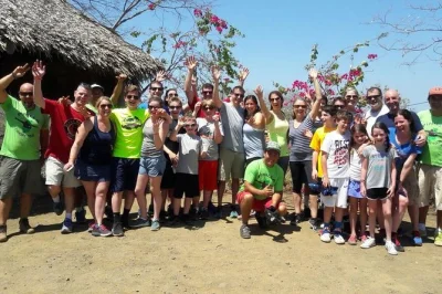 Feel the rush of ziplining through costa rica’s rainforest near tamarindo, cross a hanging bridge, spot monkeys, and swing tarzan-style. includes local guide & water.