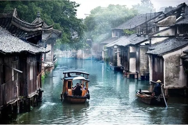 Wuzhen Water Town: Gita con giro in barca e pranzo sul fiume