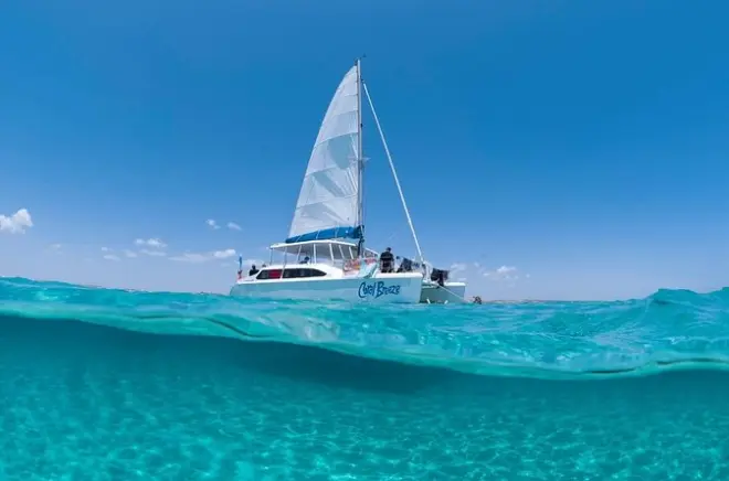 Snorkeling a Coral Bay: Ningaloo Reef con vela