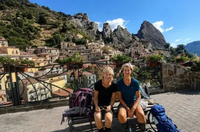 Randonnée guidée de Castelmezzano à Pietrapertosa : Le sentier des sept pierres