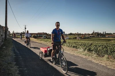 Feel the breeze in saint-emilion’s vineyards, taste family estate wines, enjoy a french picnic lunch and explore the medieval village with a local guide. includes e-bikes.