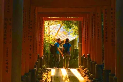Step through kyoto’s lantern-lit fushimi inari shrine after dark, guided by a local expert. avoid crowds, enjoy cool evening air, and hear shrine legends. includes english guide.