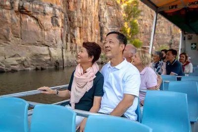 Katherine Gorge & Edith Falls ab Darwin: 70 Meter hohe Klippen