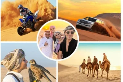 Vivi l’emozione del quad e del dune bashing nel deserto di doha, cavalca i cammelli con guide locali e raggiungi il mare interno. include pick-up e pausa tè.