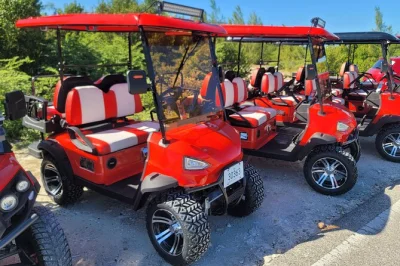 Picture yourself cruising grand turk’s quiet roads in a private golf cart, with sun or rain kept off by the roof, and plenty of time to wander at your own pace. includes delivery.