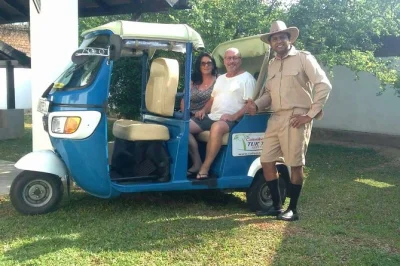 Feel the pulse of colombo on a tuk tuk city tour—temples, colonial sites, bustling markets, sri lankan tea tasting, and lunch included. pickup from your hotel.