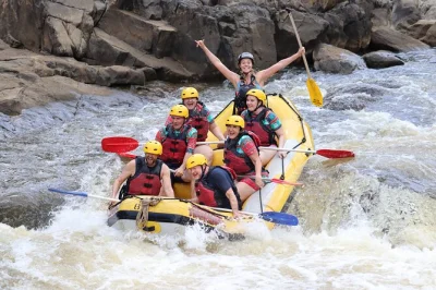 Feel the rush rafting barron river near cairns, paddle rainforest rapids with a local guide, and enjoy hotel pickup. perfect for thrill-seekers craving a half-day adventure.